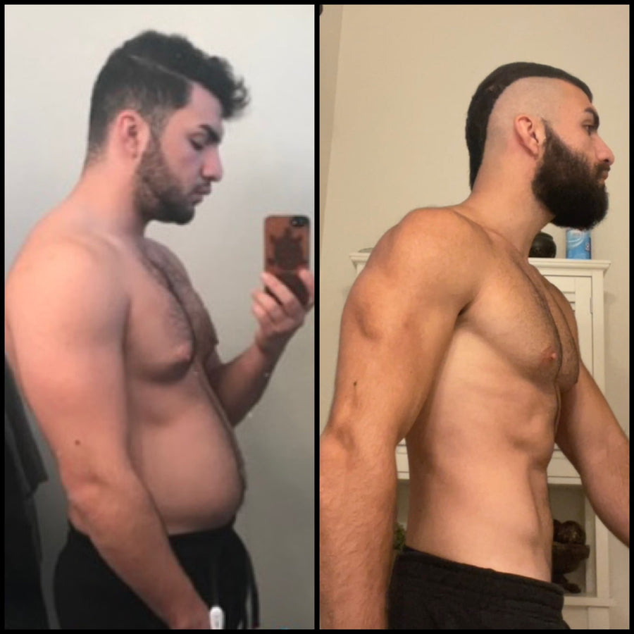 Client before and after